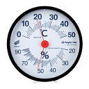★10%OFFクーポン 〜16日01:59迄★温湿度計 快段目盛 丸型 黒 SK−1712KD 丸型/黒 SK