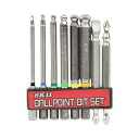 六角ボールPビットセット BS-21N 8ホンクミ SK11