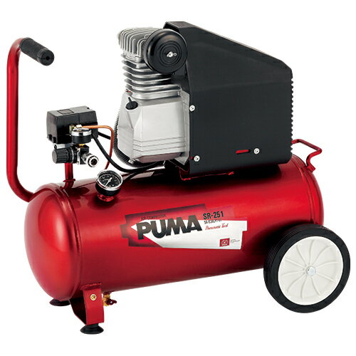 オイル式 エアコンプレッサ-SR-251 30Lタンク（オイル注入済） SR-B30LPT-01 タンク容量:30L SK11