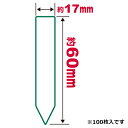 園芸用ラベルたんざく100枚 60mm セフティ−3