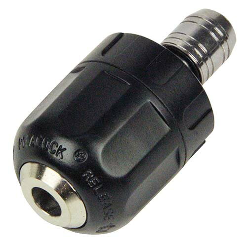 軸折れの心配無用、ビット差替え式のドリルチャックです。 【用途】充電ドリルドライバー・インパクトドライバーに取付けて、各種先端工具を把握。【機能・特徴】インパクトドライバーで丸軸の錐を使用できます。軸が折れても市販のビットで即復活します。穴...