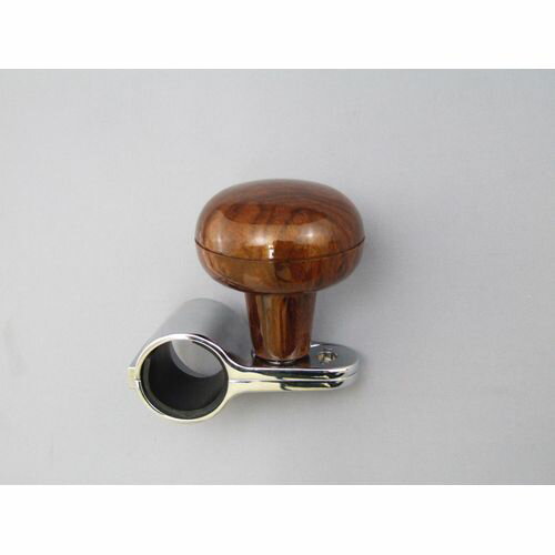 ハンドルスピンナー2 TS-212 ウッド 木目/クロームメッキ ヤック