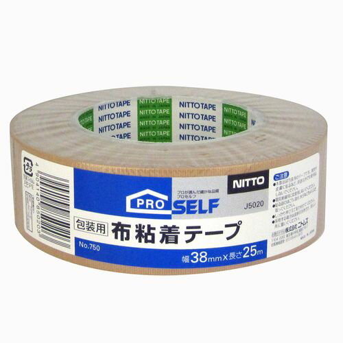 布粘着テープ No750 J5020 38mm×25m ニトムズ