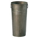 アンティーク風ブリキバケツ 2529-B 筒型バケツM グリーンハウス