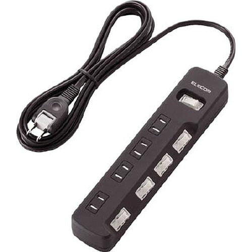 一括&個別スイッチ付 雷ガードタップ TK8A2650WH エレコム