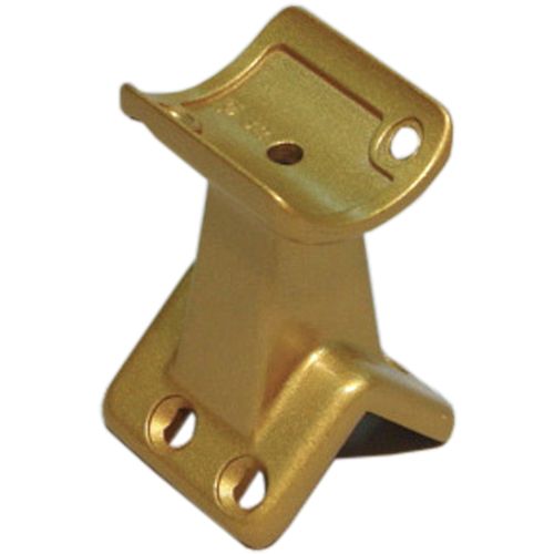 室内手すり用金具 ぬくもり手すり 出隅受 Φ35mm用 35D-62 ゴールド 和気産業