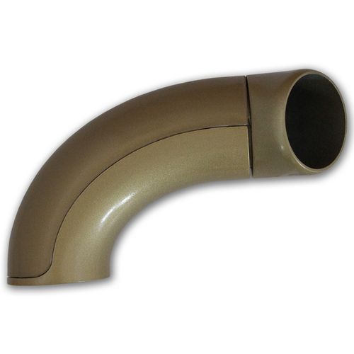 室内手すり用金具 ぬくもり手すり 壁受エンド Φ32・35mm用 NES07G ゴールド 和気産業