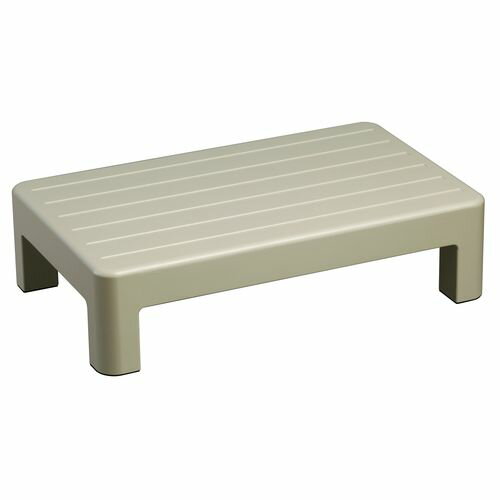 プラスチック踏み台 大型タイプ ST-639 ベージュ 高さ14cm 小原産業