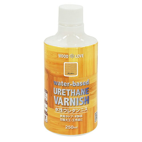 水性ウレタンニス 250ml クリヤー ニッペ