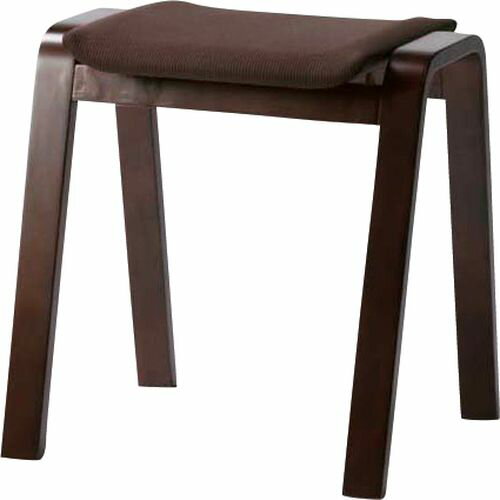 スタッキングスツール TSC-117BR ブラウン 東谷