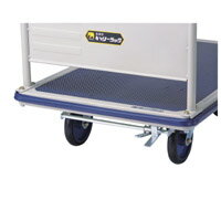 【法人限定】キャリーラックジャンボエース 8インチ フットブレーキ付 金象印