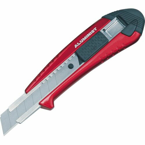 カッターナイフ オートロックLアルミニスト メタリックレッド ACL500R メタリックレッド タジマ