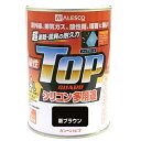 油性 シリコン多用途 トップガード 0.4L 新ブラウン カンペハピオ
