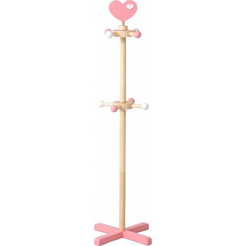 キッズポールハンガー 91799 ハート 不二貿易