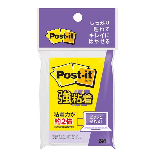 強粘着ふせんフック 500SS-YNH イエロー ポストイット