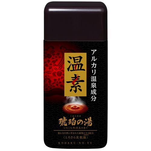 温素 琥珀の湯 600g ボトル入り アース製薬
