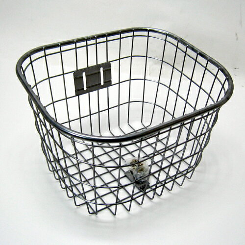 頑丈フロントバスケット ワイヤー シルバー 48416 サギサカ
