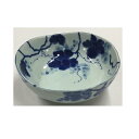 6.8鉢 日本製 藍染ぶどう アイトー