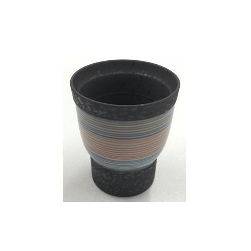 キーポ かる〜い焼酎カップ 黒筋ライン赤 アイトー