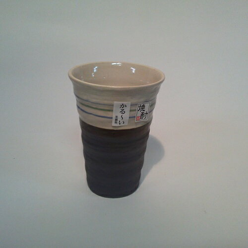 軽量焼酎カップ 黒伊賀ライン アイトー