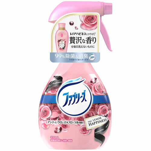 ファブリーズ With レノアハピネス 消臭剤 アンティークローズ&フローラルの香り 370mL ファブリーズ