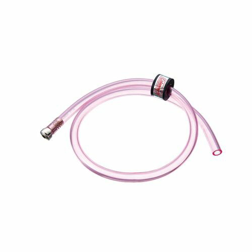 長期保管時はタンク内のガソリンを抜き取るのが基本です。コールマンの残ガソリン抜き取りポンプをDCMオンラインでは販売しております。その他のキャンピング雑貨も多数取扱っております。 サイズ:長さ約60cm。重量:約40g。材質:ホース/塩化ビニル樹脂、キャップ/耐油性ゴム、ホース金具/真鍮(クロームメッキ)。