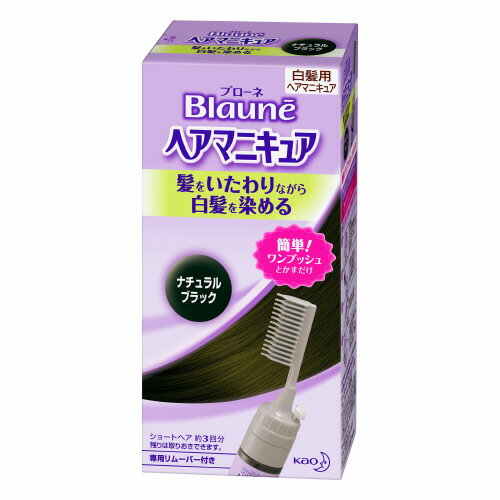 ブローネヘアマニキュア 72g ナチュラルブラック クシ付 ブローネ