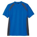 半袖Tシャツ(吸汗速乾) AS-627 ブルー L ブルー L コーコス信岡(4)