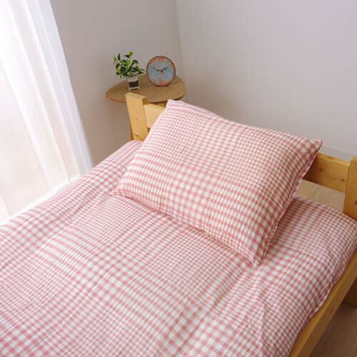 布団カバー 洗える 『サプリ 敷きカバー』 ピンク 約145X215cm ピンク 約145X215cm IKEHIKO