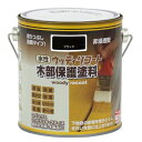水性ウッディリコート 木部保護塗料 0.7L ブラック ブラック ニッペ ウッドデッキ 木部 防虫 防腐 はっ水 水性塗料