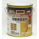 水性ウッディリコート 木部保護塗料 1.6L ウォルナット ウォルナット ニッペ ウッドデッキ 木部 防虫 防腐 はっ水 水性塗料