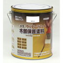 水性ウッディリコート 木部保護塗料 1.6L ホワイト ホワイト ニッペ ウッドデッキ 木部 防虫 防腐 はっ水 水性塗料