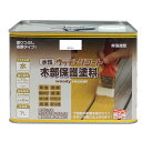 水性ウッディリコート 木部保護塗料 7L ホワイト ホワイト ニッペ ウッドデッキ 木部 防虫 防腐 はっ水 水性塗料