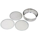 ★10%OFFクーポン 〜25日23:59迄★ステンレス土フルイ 21CM 210X210X70mm 千吉