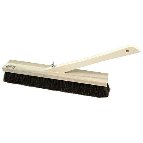 左官ブラシ ゴマ本馬毛 2丁 6行柄付 2丁 6行 緑長