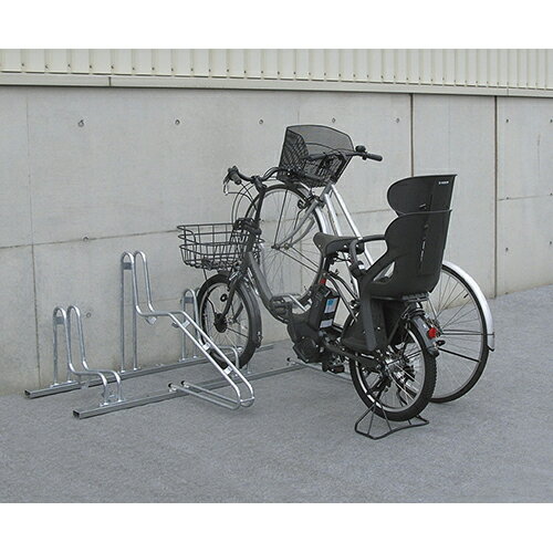 【法人限定】【5台用】自転車ラック CS-G5A スチール溶融亜鉛めっき処理 W1998 D1038 H686mm サイクル..