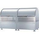 ★10%OFFクーポン 25日00:00〜23:59迄★【沖縄・離島配送不可】ゴミ収集庫 CKM-TN180R-A 21クロムステンレス W1800 D750 ...
