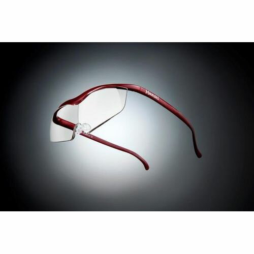 ハズキルーペラージ ブルーライト対応 クリアレンズ 赤 1.32倍 Hazuki