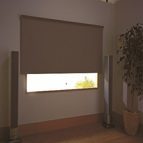 チェーン ロールスクリーン ファント 遮光タイプ ブラウン 180×180cm 遮光ブラウン 180×180cm フルネス