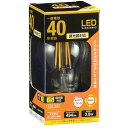 LED電球40wクリアA型E26調光 LDA4L/D C6 40形相当 OHM