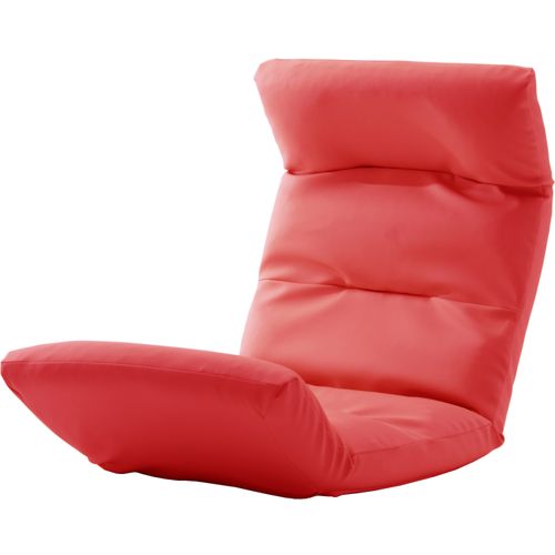 和楽の雲 リクライニング座椅子 日本製 A193上R-596RED PVCレッド 上タイプ セルタン