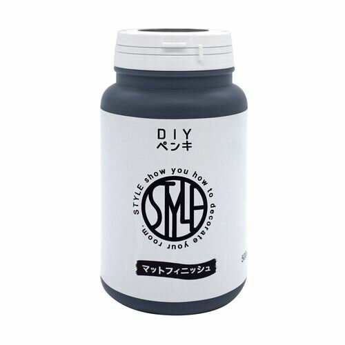 STYLE DIYペンキ 500ml ランプブラック ニッペ