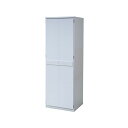 クローゼット ハンガーラック 壁面収納 扉付き タンス FRM-0119-WH ホワイト JKプラン
