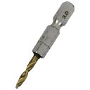六角軸チタンコーティング鉄ドリル 極短 3.0mm 穴あけサイズ:3.0mm SK11