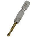 六角軸チタンコーティング鉄ドリル 極短 3.2mm 穴あけサイズ:3.2mm SK11