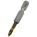 六角軸チタンコーティング鉄ドリル 極短 4.0mm 穴あけサイズ:4.0mm SK11