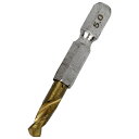 六角軸チタンコーティング鉄ドリル 極短 5.0mm 穴あけサイズ:5.0mm SK11