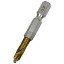 六角軸チタンコーティング鉄ドリル 極短 5.2mm 穴あけサイズ:5.2mm SK11