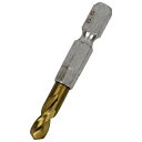 六角軸チタンコーティング鉄ドリル 極短 5.5mm 穴あけサイズ:5.5mm SK11