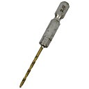 六角軸チタンコーティング鉄ドリル 微短 2.0mm 穴あけサイズ:2.0mm SK11